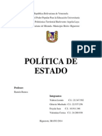 Politica Yalitza- 116,ºº