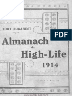 Almanah Roumaine 1914 Aduri Banci