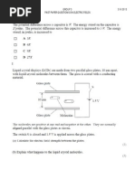 Physics Past Paper Questions