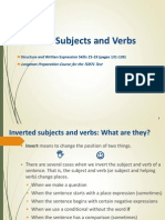 Skills15-19 Inverted Subjects Andverbs