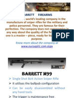 Barrett M99 Rifles For Sale