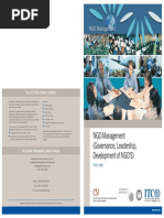 NGO Management Flyer