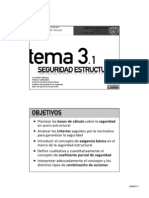 Tema 3-1 - Seguridad Estructural