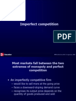 Imperfect Competition Issues