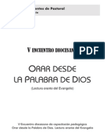 Orar con la Palabra de Dios