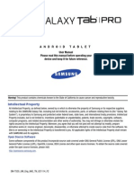 Samsung Galaxy TabPro 10.1 Manual