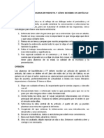 Cómo Hacer Una Buena Entrevista y Cómo Escribir Un Artículo