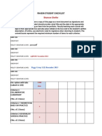 Portfolio Checklist