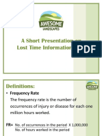 Power Point Presentation - Lost Time Information