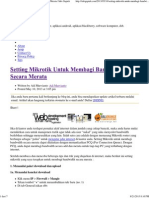 Setting Mikrotik Untuk Membagi Bandwidth Secara Merata - Info Gaptek