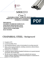  QCM Case Chapparal Steel