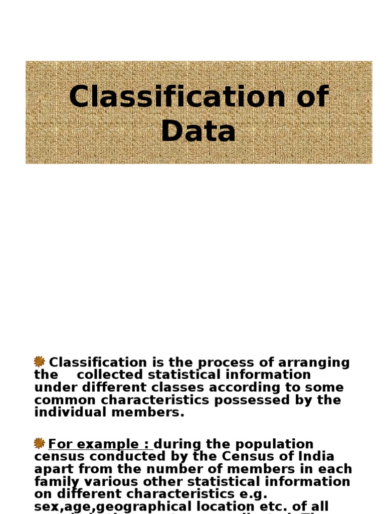 Data Classification Methods Explained | PDF | Statistical ...