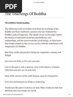 The Teachings of Buddha