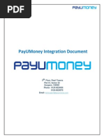 Download PayUMoney Technical Integration Document by Ennoda Web SN230182242 doc pdf