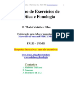 Caderno de Exercícios de Fonética e Fonologia
