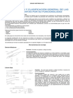 Herramientas y Su Clasificacion