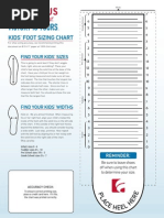 Kids' Foot Sizing Chart: Find Your Kids' Sizes