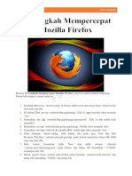 12 Langkah Mempercepat Mozilla Firefox