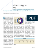 Applying Pinch Tecnology To Energy Recovery