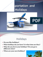 7th 10 Transportation Holidays