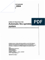 CP 52-2004 Automatic Fire Sprinkler System