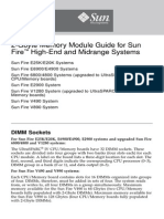 8. 2-Gbyte Memory Module Guide for Sun Fire High-End and Midrange Systems