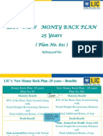 Money Back Plan 821-25 Yrs