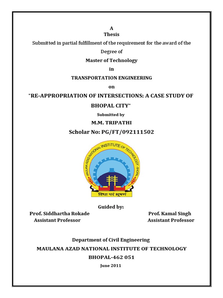 Road widening research paper image