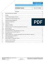 Supplier Requirement Manual