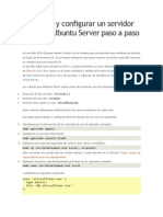 Instalar y Configurar Un Servidor DNS Con Ubuntu Server