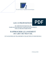 PIDFCE - Propositions Pour Rapprocher Le Logement Du Travail