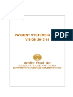 Payment System in India Vision 2015 RBI