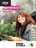 Mission Australia Youth Survey Mental Health Report June 2014
