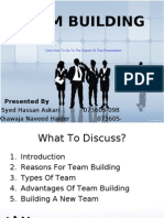Team Building: Presented by