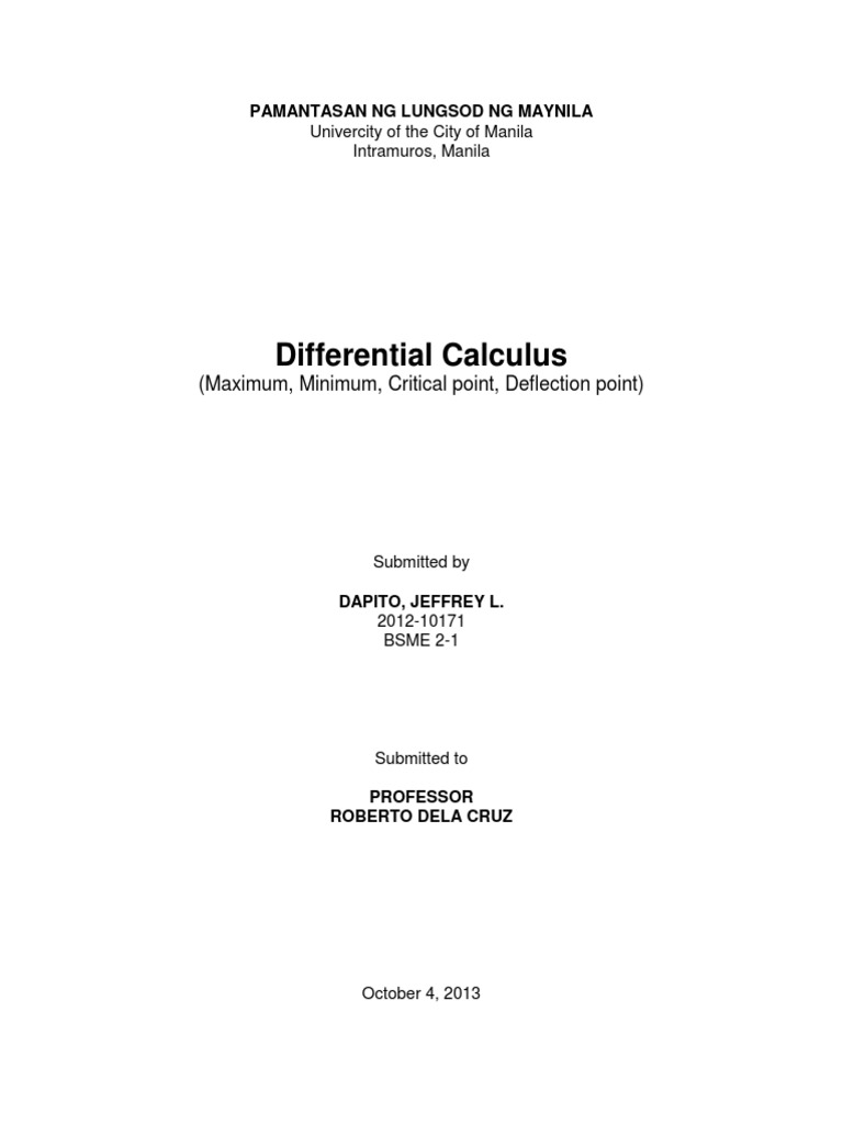 Calculus | Equations | Mathematical Concepts