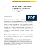 Pautas Interpretativas para La Resolución de Conflictos PDF