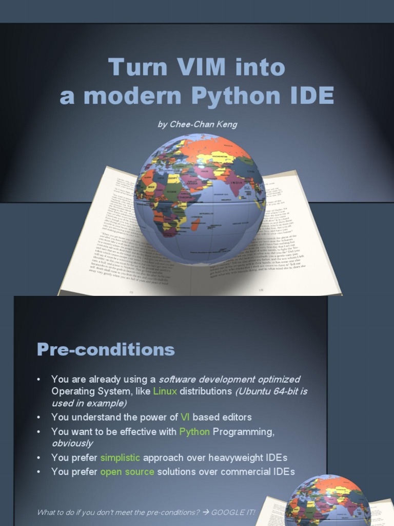VIM To Python IDE | PDF