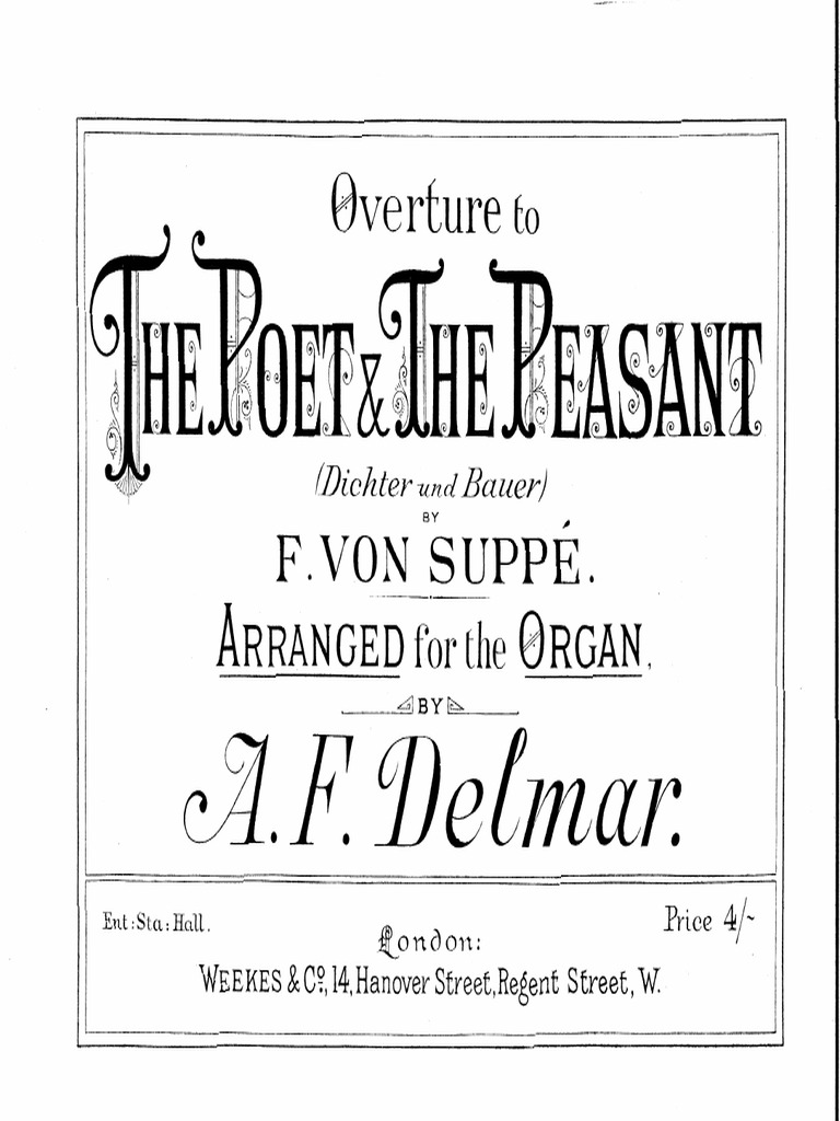 Poet And Peasant Overture