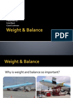 Weight & Balance-COG SHIFT