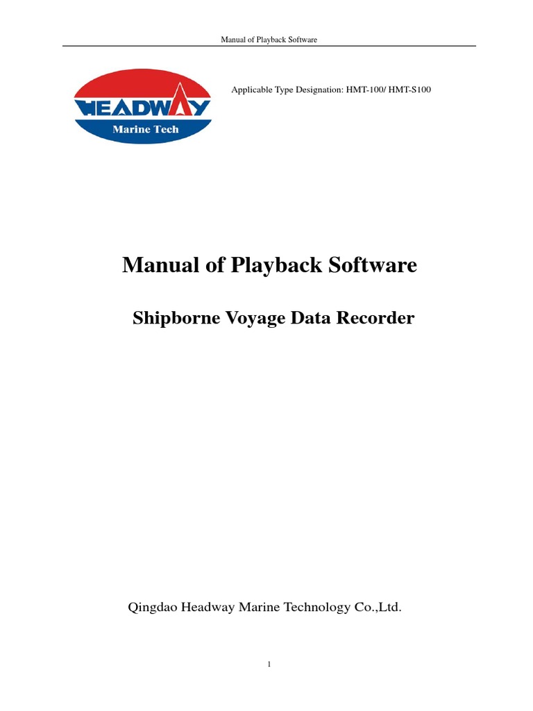 VDR Playback Software Manual | PDF | Ip Address | Computer File