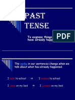 Past Tense: To Express Things That Have Already Happened