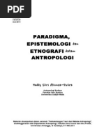 Makalah Ceramah Mei  Paradigma Epistemologi Dan Etnografi D
