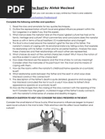 The Boat by Alistair Macleod Questions