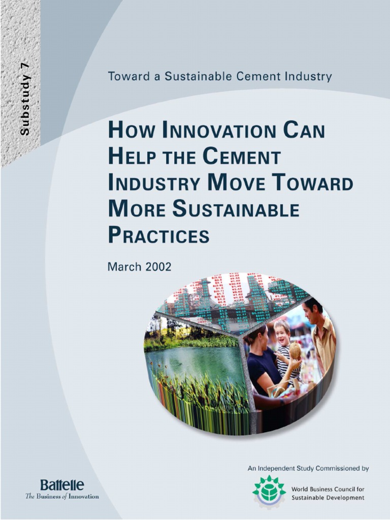 Innovation in Cement Industry | PDF | Sustainability | Innovation