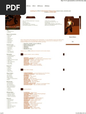 Gta San Andreas Pc Cheats Pdf Leisure Crime Thriller