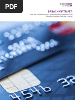 Onlinemarket for Stolen Cards