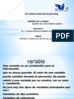 Ambitos y Tiempo de Vidas de Las Variables Precentacion