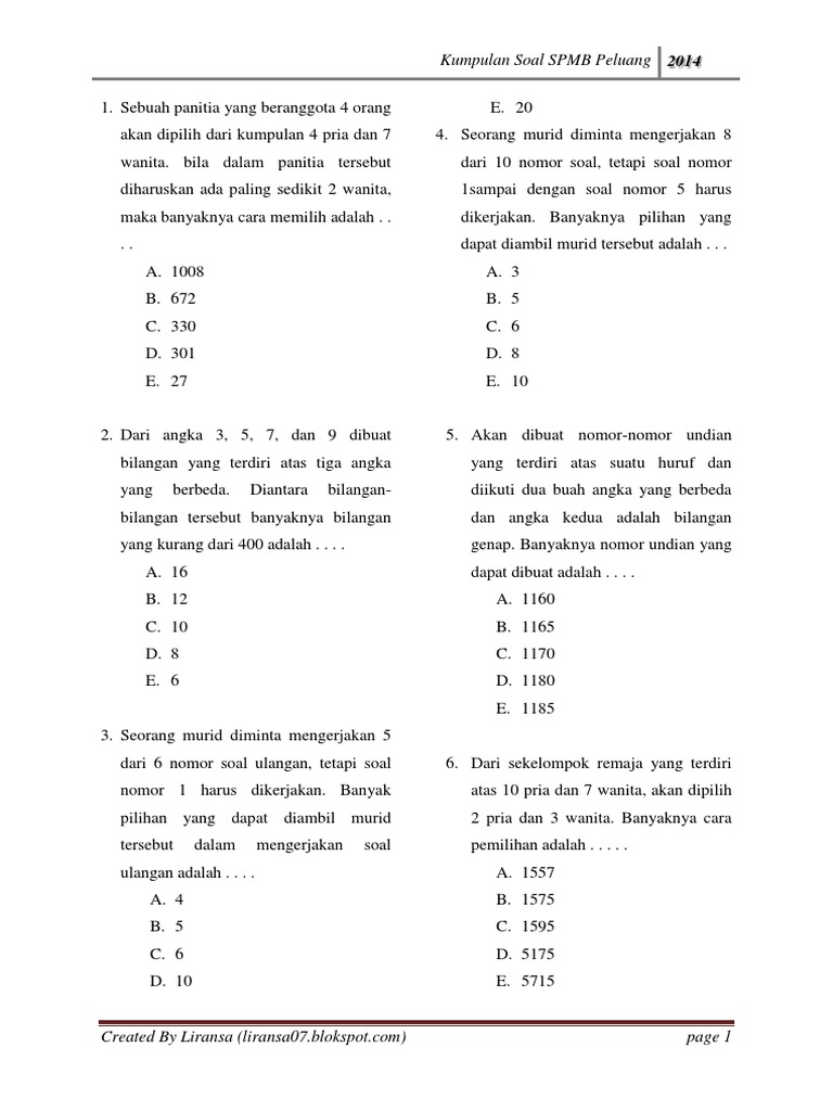 SOAL PELUANG by liransa.pdf