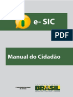 Manual E-sic - Guia Do Cidadao - Versao Final