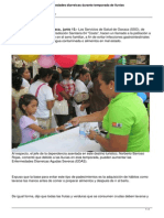 13/06/14 e Oaxaca Llama Sso a Prevenir Enfermedades Diarreicas Durante Temporada de Lluvias
